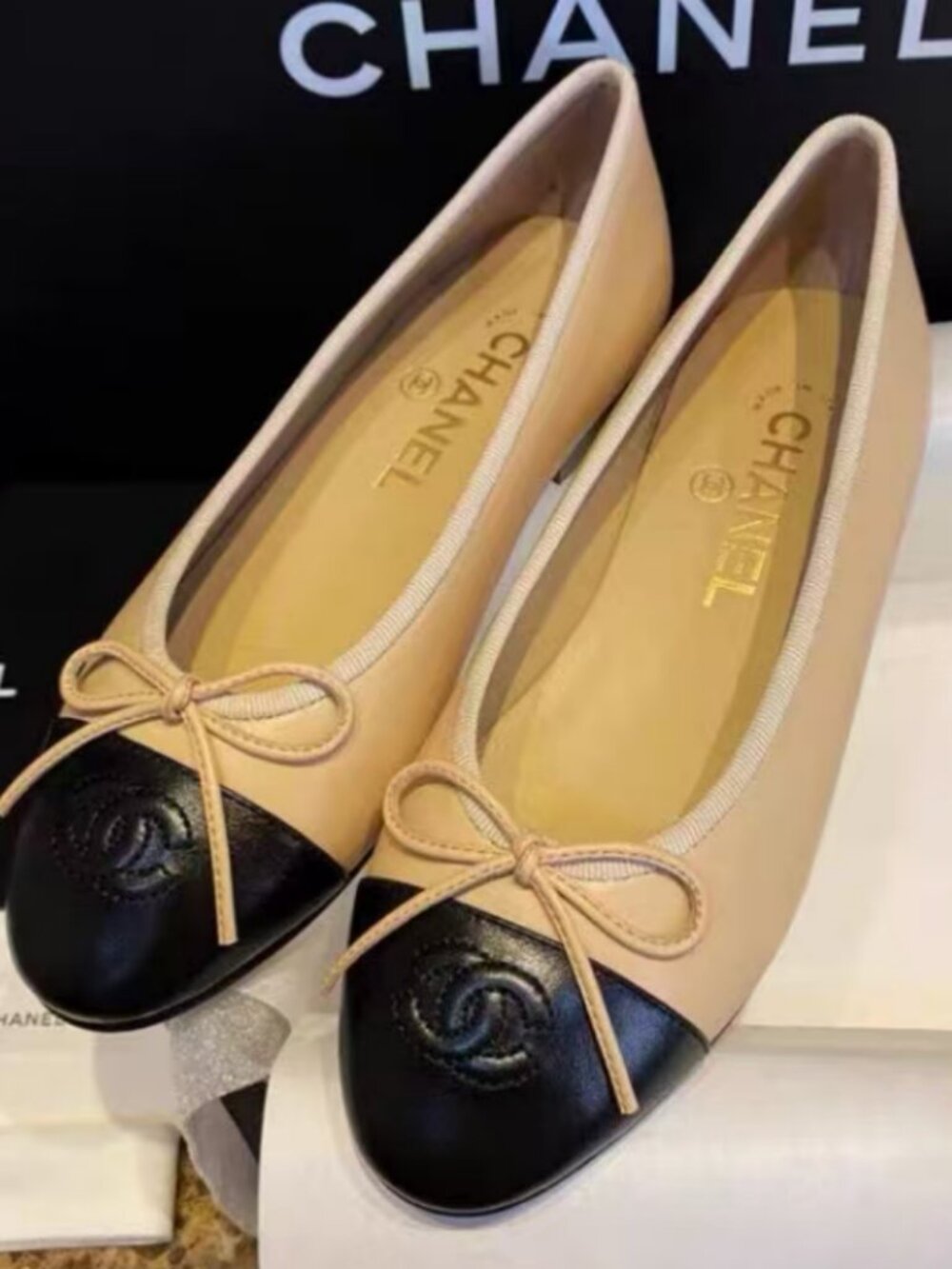 Chanel ballet flats